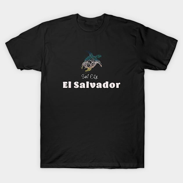 El Salvador, playas, Surf City, El Sunzal, La Libertad, Salvadorian, T-Shirt by Osmin-Laura